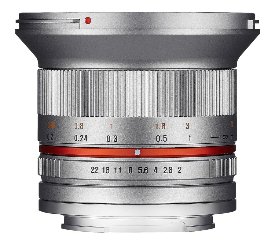 Samyang 12mm f/2.0 NCS CS Fujifilm X stříbrný