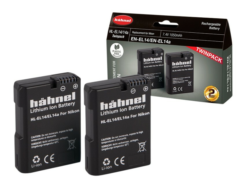Hähnel baterie Nikon HL-EL14/14a TWIN PACK (EN-EL14 / 14a)