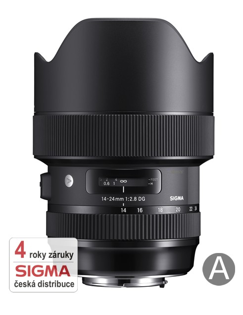 Sigma 14-24 mm f/2,8 DG HSM Art pro Nikon, Záruka 4 roky