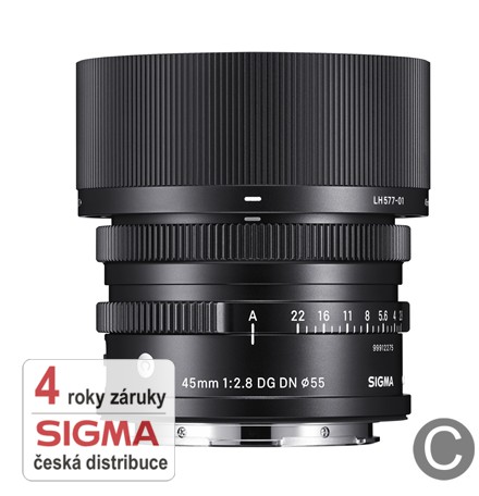 Sigma 45mm f/2.8 DG DN Contemporary pro Sony FE, Záruka 4 roky