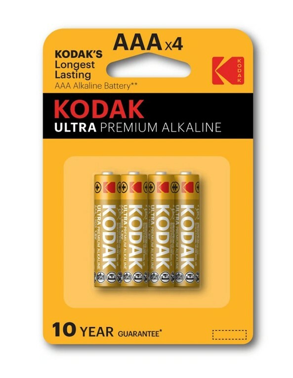 Kodak AAA baterie ULTRA PREMIUM alkalická, 4 ks