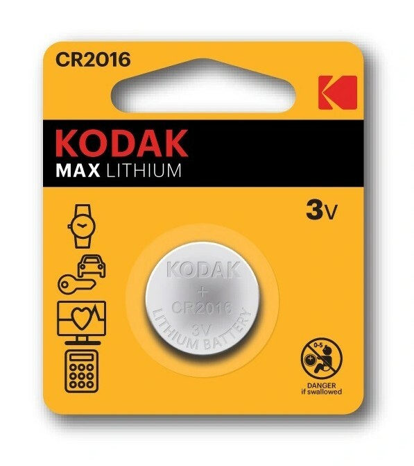 Kodak CR2016 baterie MAX Lithium