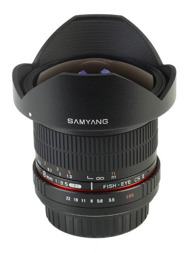 Samyang 8mm F/3.5 UMC Fish-Eye CS II AE (rybí oko) pro Nikon