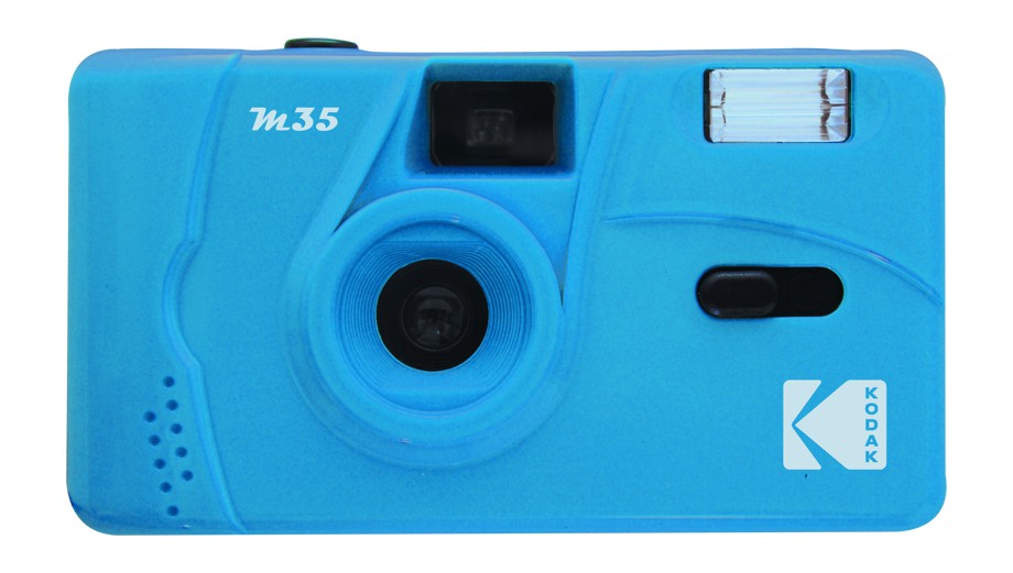 Kodak M35 fotoaparát s bleskem modrý