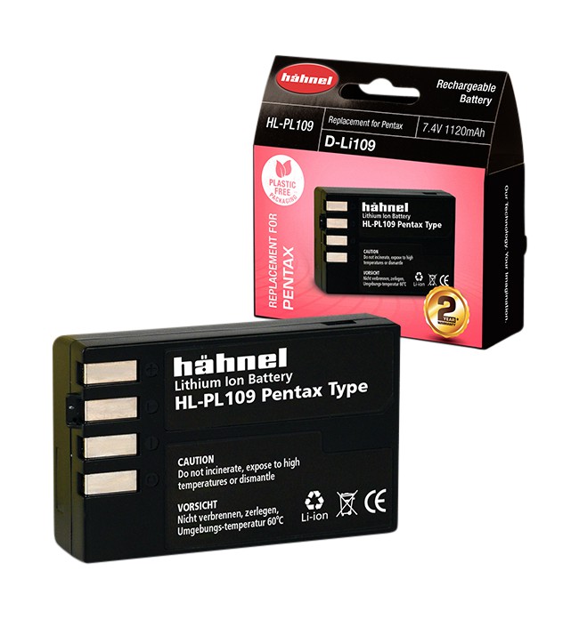 Hähnel baterie Pentax HL-PL109 / D-Li109