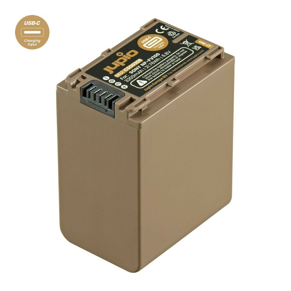 Jupio akumulátor NP-FZ100 *ULTRA C* pro Sony (USB-C vstup) 2400mAh