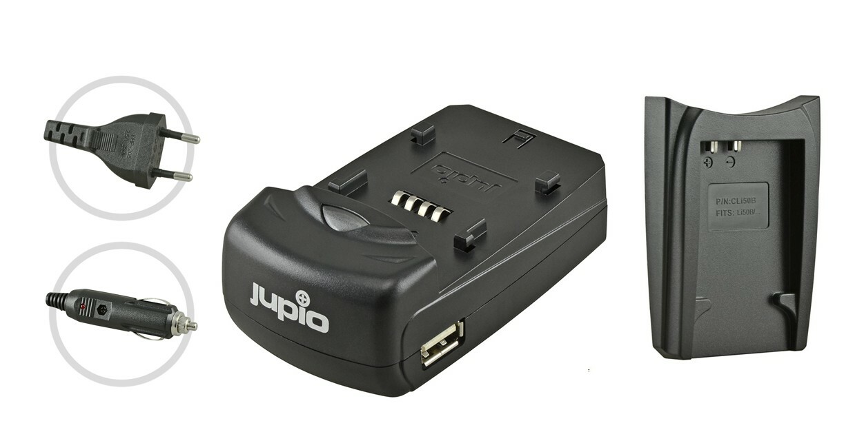 Jupio nabíječka Single Charger pro Olympus Li-50B, Li-70B / Sony NP-BK1 / Pentax D-Li88, D-Li92 / Sanyo DB-L8