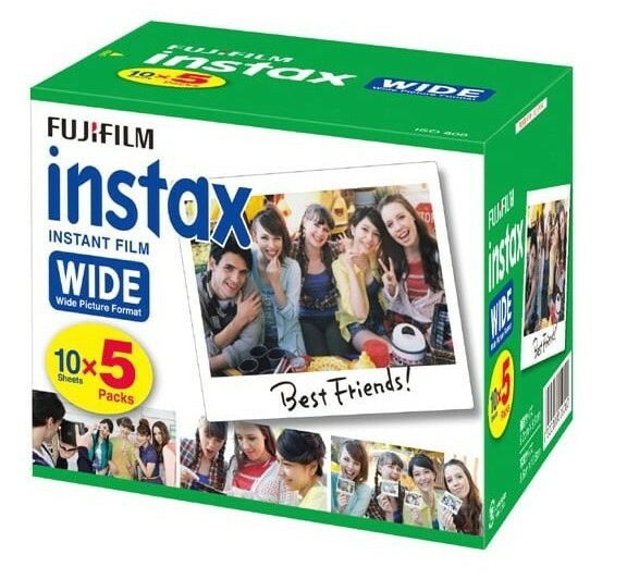 Fujifilm Color film Instax Wide glossy 50 foto