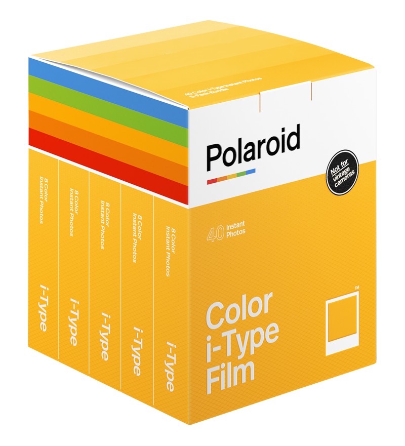 POLAROID ORIGINALS COLOR FILM I-TYPE, 5 balení, celkem 40 fotografií
