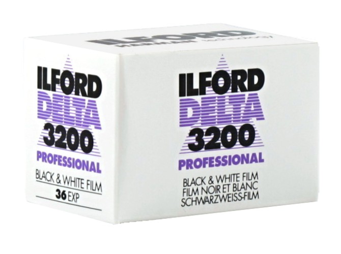 Ilford Delta 3200/36 ČB negativní kinofilm