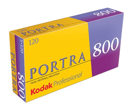 Kodak Portra 800/120 barevný negativní svitkový film (1 ks)