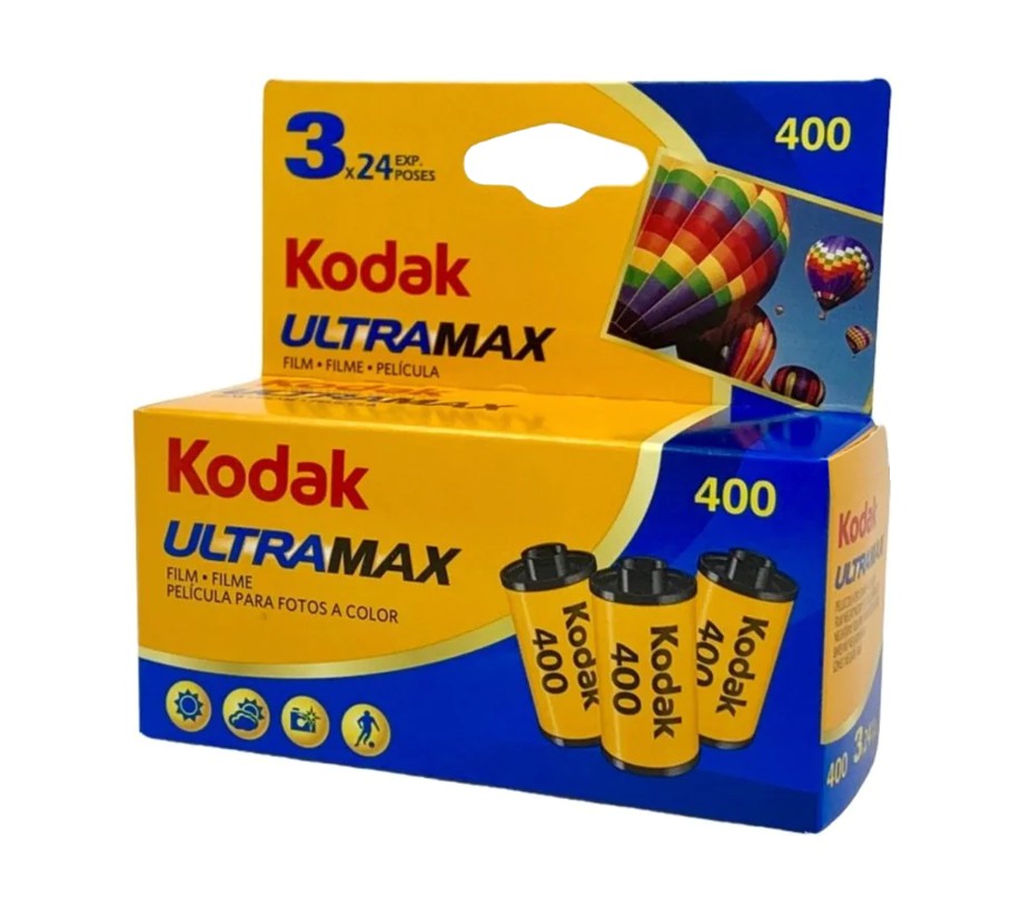 Kodak Ultra Max 400/24 barevný neg. kinofilm 3 ks