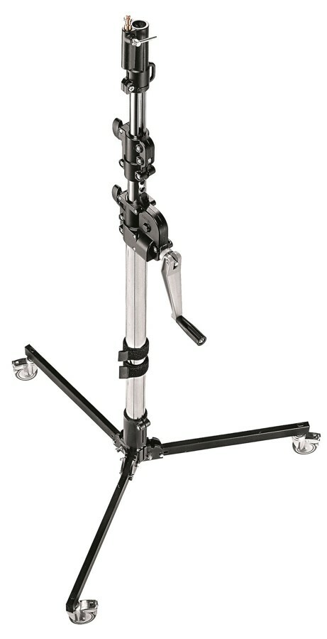 Manfrotto 087NWLB Low Base 3-Section Wind Up Stand