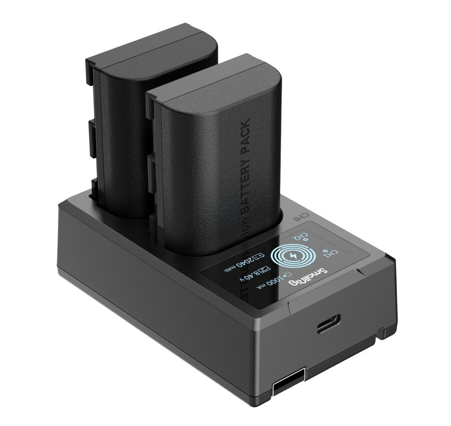 SmallRig 3821 LP-E6NH Battery & Charger Kit pro Canon (2x baterie + duální nabíječka)