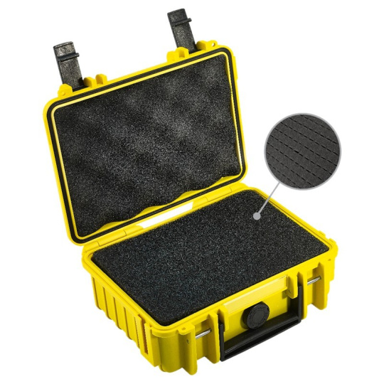 B&W Outdoor Cases Type 500 / Yellow (pre-cut foam)