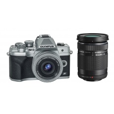Olympus OM-D E-M10 mark IV DZ 14-42 EZ / 40-150 R stříbrný Olympus OM-D E-M10 mark IV DZ 14-42 EZ / 40-150 R stříbrný