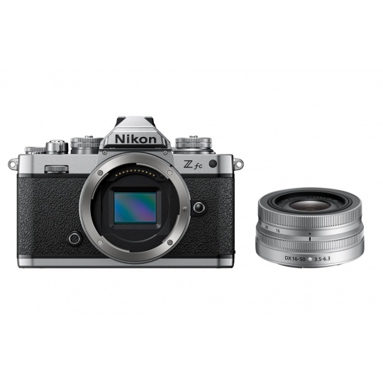 Nikon Z fc + 16-50 VR stříbrný, Nákupní bonus 1000 Kč