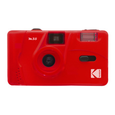 Kodak M35 fotoaparát s bleskem červený