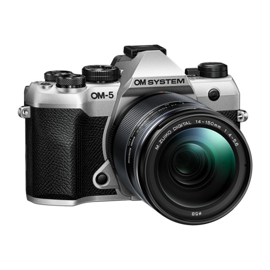 OM System OM-5 II M.Zuiko Digital 14-150mm II PRO Lens Kit stříbrný