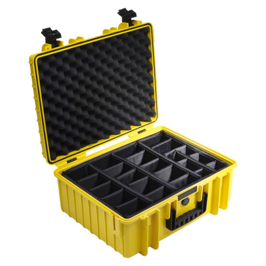 B&W Outdoor Cases Type 6000 / Yellow (divider system)