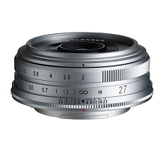 Voigtlander 27 F/2,0 Ultron Fujifilm X stříbrný Voigtlander 27 F/2,0 Ultron Fujifilm X stříbrný