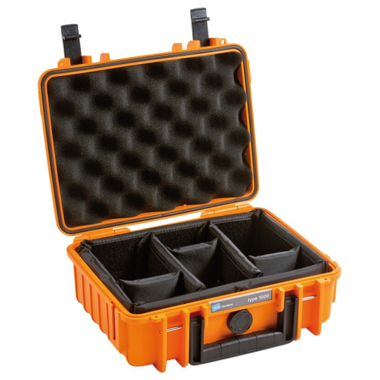 B&W Outdoor Cases Type 1000 / Orange (divider system)