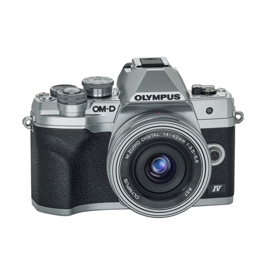 Olympus OM-D E-M10 mark IV + 14-42 EZ stříbrný