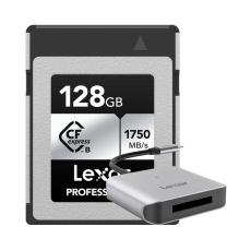 Lexar CFexpress Pro Silver R1750/W1300 128GB Type-B + čtečka LRW510