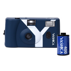 Yashica MF-1 Snapshot Art Camera Prussian Blue