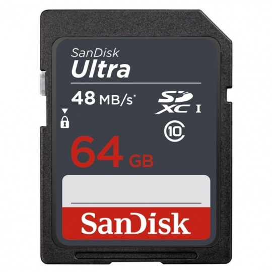 SanDisk Ultra SDXC 64 GB 48 MB/s Class 10 UHS-I