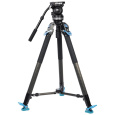 Sirui SVT-75 Pro Video Tripod Rapid + VHS-10 Fluid Head
