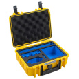 B&W Outdoor Cases Type 1000 for DJI Osmo Action 3 / Yellow
