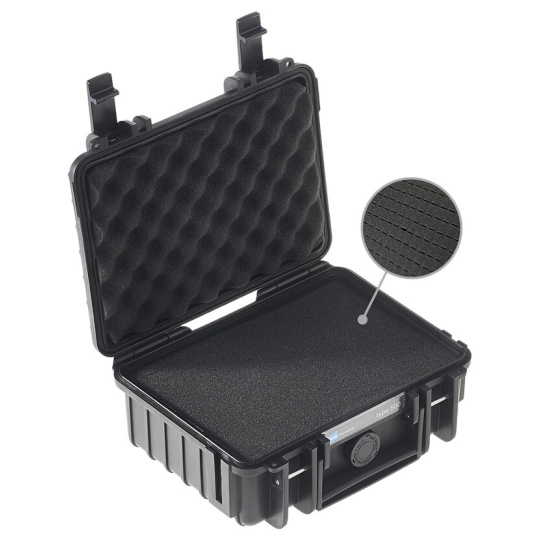 B&W Outdoor Cases Type 500 / Black (pre-cut foam)