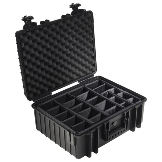 B&W Outdoor Cases Type 6000 / Black (divider system)