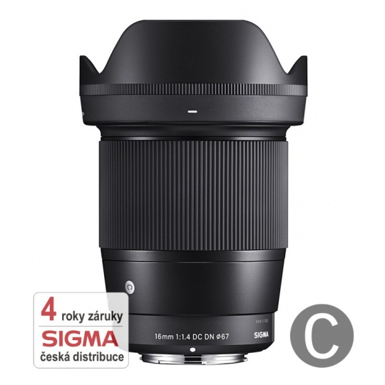 Sigma 16/1.4 DC DN Contemporary pro Canon M, Nákupní bonus 600 Kč (ihned odečteme z nákupu)