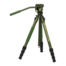 Sirui Pilot Series Alu Tripod CT04+CT5 Videohead Green