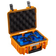 B&W Outdoor Cases Type 500 for DJI Osmo Pocket 3 Creator Combo, Orange