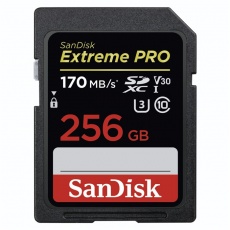SanDisk SecureDigital EXTREME PRO SDXC 256 GB C10 V30 UHS-I U3 170 MB/s