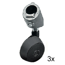 Manfrotto Caster Wheel Set Black (3x)