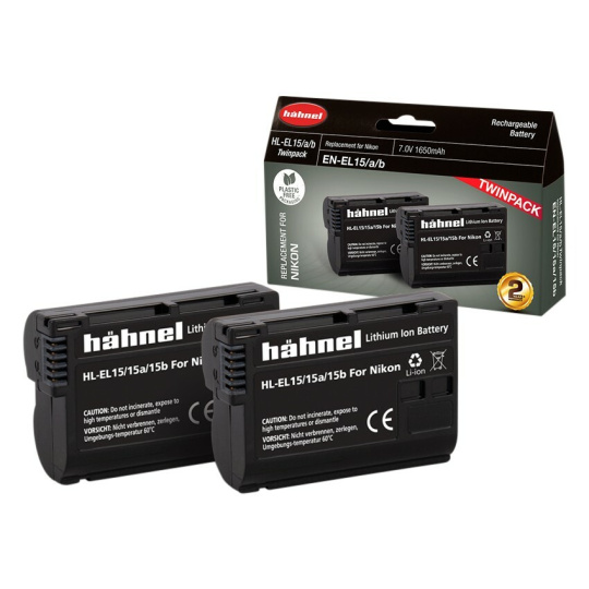 Hähnel baterie Nikon HL-EL15/15A/15B TWIN PACK (EN-EL15)