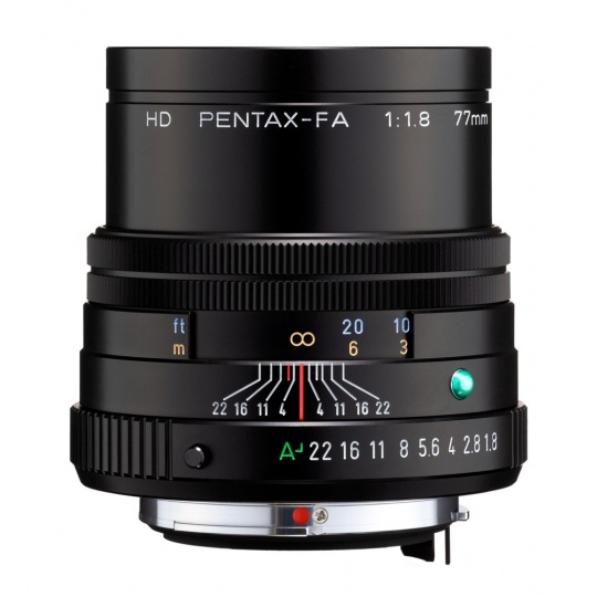 Pentax HD FA 77 mm F 1,8 Limited černý