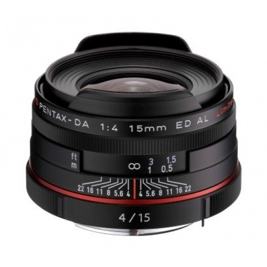 Pentax HD DA 15 mm F 4 ED AL Limited černý