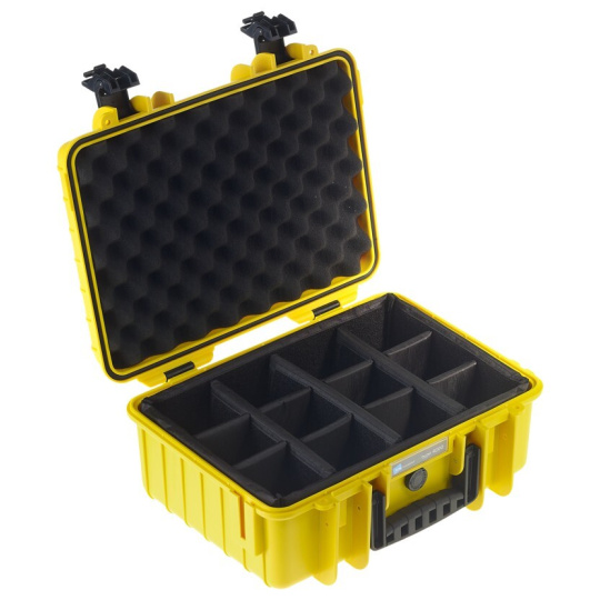 B&W Outdoor Cases Type 4000 / Yellow (divider system)