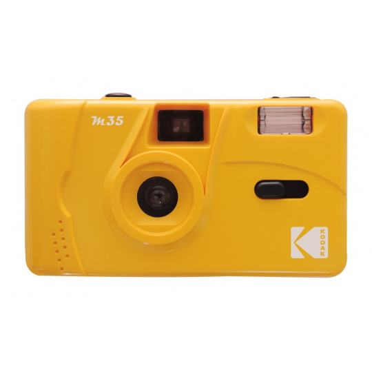 Kodak M35 fotoaparát s bleskem žlutý
