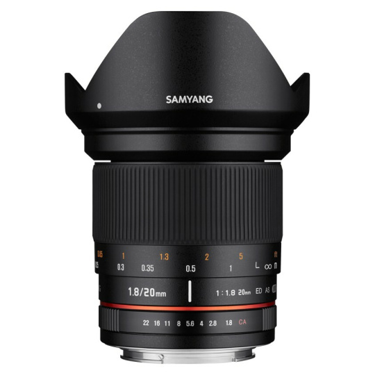 Samyang 20mm f/1.8 ED AS UMC Canon M