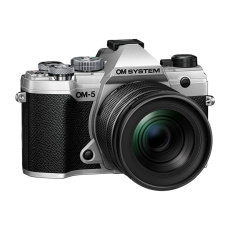 OM System OM-5 M.Zuiko Digital 12-45mm F4 PRO lens Kit stříbrný + objektiv Olympus M. ZUIKO DIGITAL 45/1.8