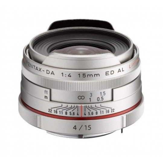 Pentax HD DA 15 mm F 4 ED AL Limited stříbrný