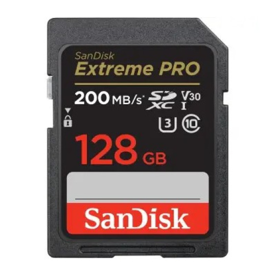 SanDisk Extreme Pro SD 128GB 200 MB/s UHS-I