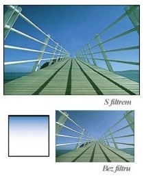 Cokin P123L Graduated Blue B2 Light Filter - P-Series Hard-Edge Sky Enhancement Filter