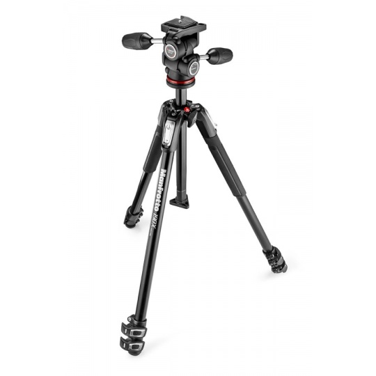 Manfrotto MK190X3-3W1 (set hliníkového stativu MT 190GX3 a 3D halvy MH804-3W)